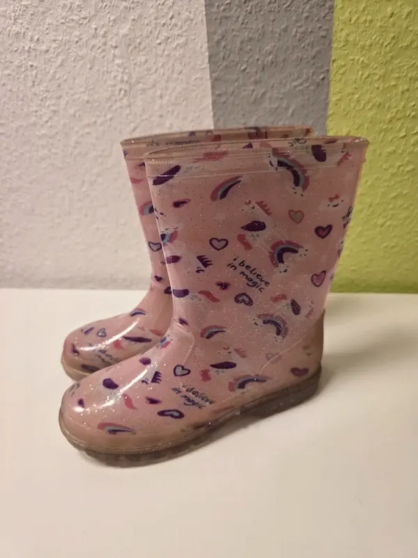 Stiefel Glitzer Einhörner Gr. 35