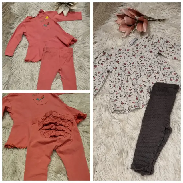 Mädchen Set Paket 2-Sets Gr. 74