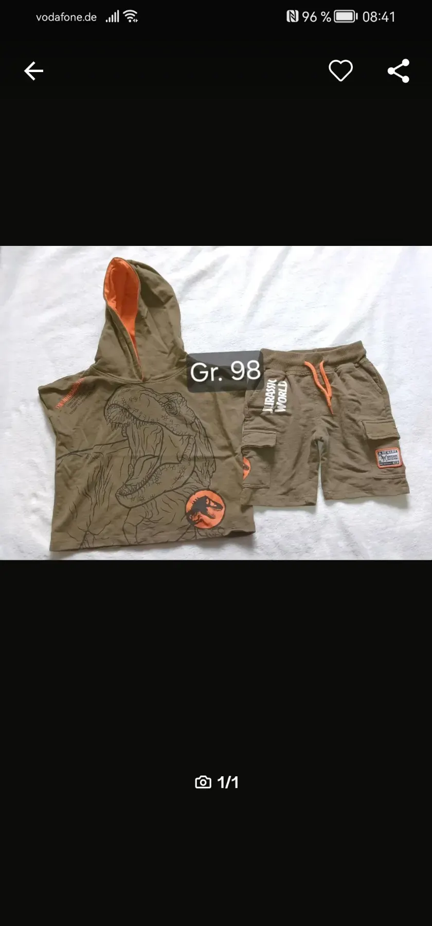 Jurassic world sommer set gr. 98