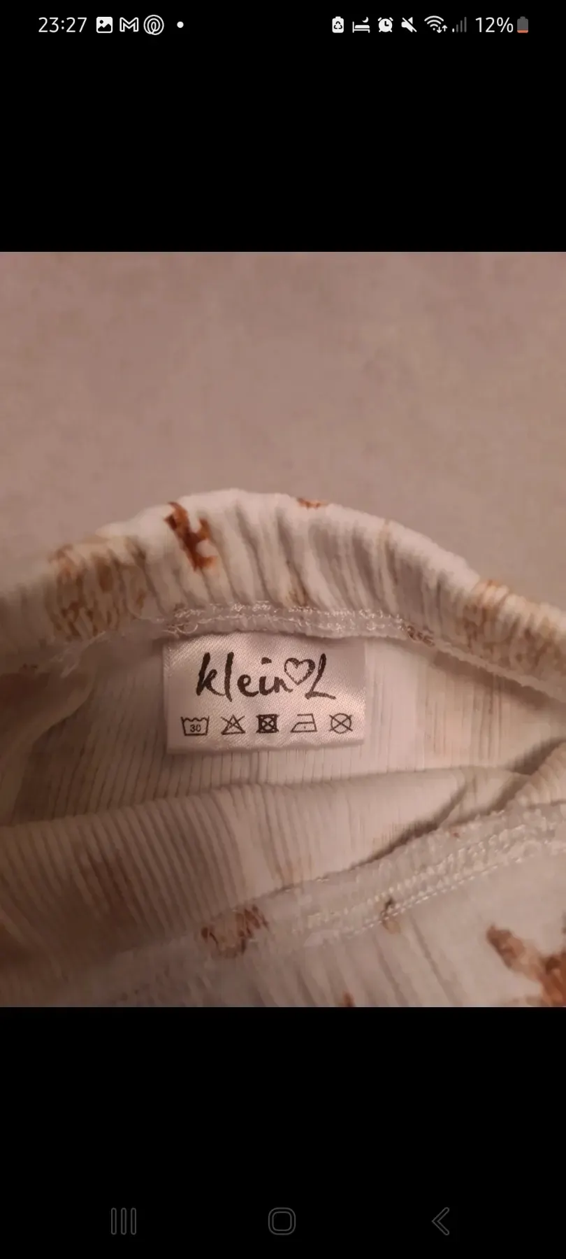 Hose kurz Größe 68