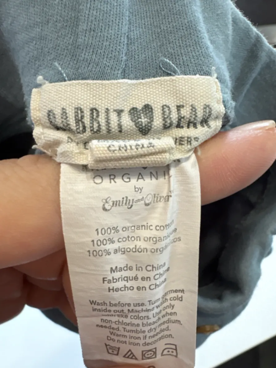 Rabbit Bear Babyhose hellblau Gr. 0–3 Monate 💙