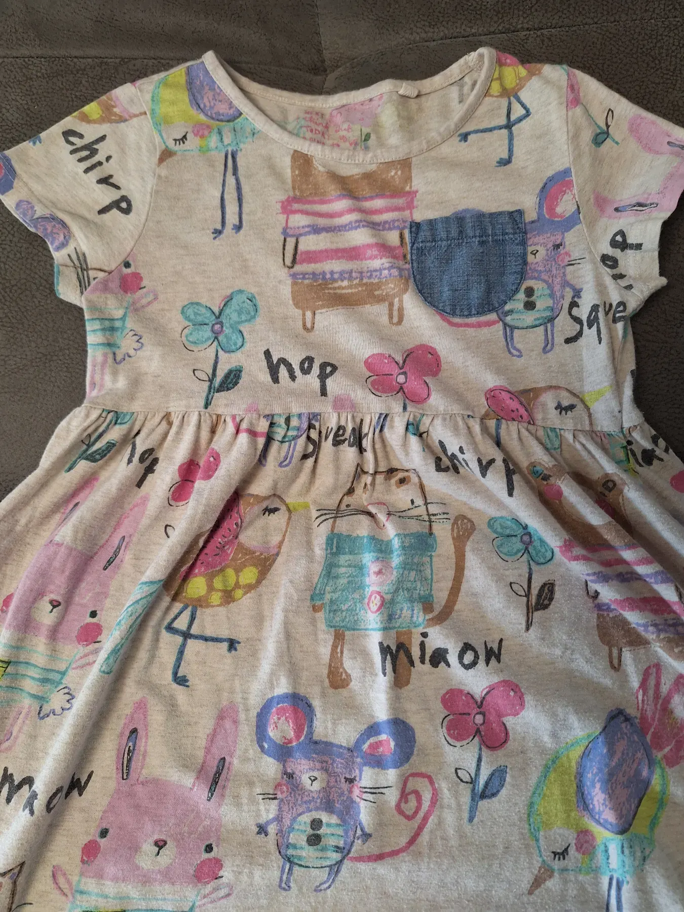 Kleid Tunika Next 116 besser bei 110 tragen