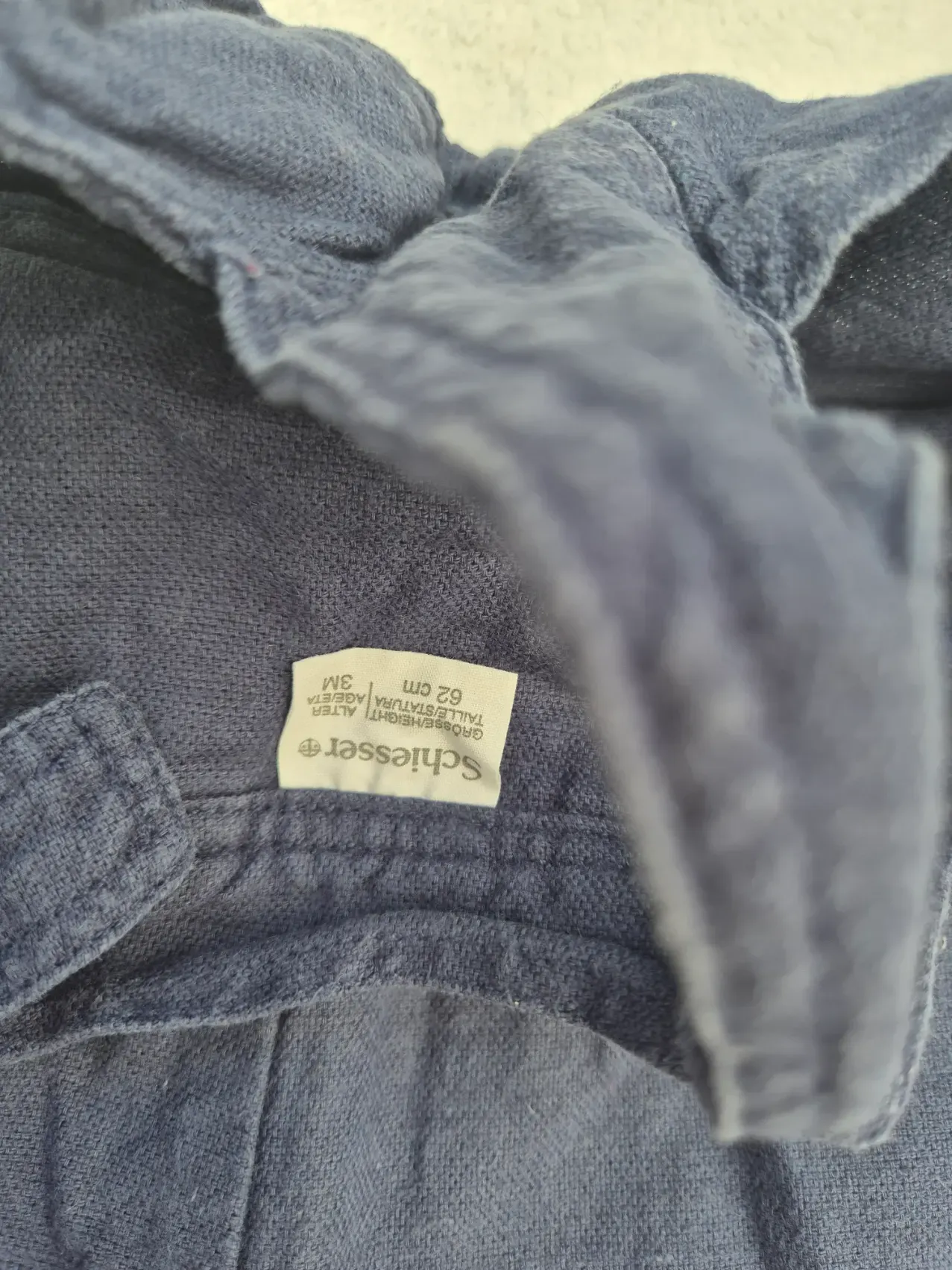 Latzhose Stoffhose, Jungen Baby, Schiesser, Größe 62