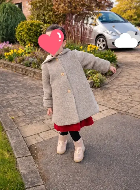 Huttelihut Mantel Wolle Trenchcoat 110