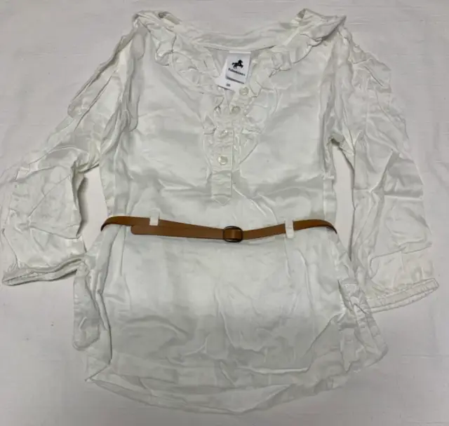 Langärmlige Sommer - Bluse mit Gürtel Gr. 98 von Palomino, C&A