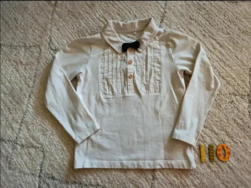 Name It festliches Langarmshirt mit Fliege Größe 110