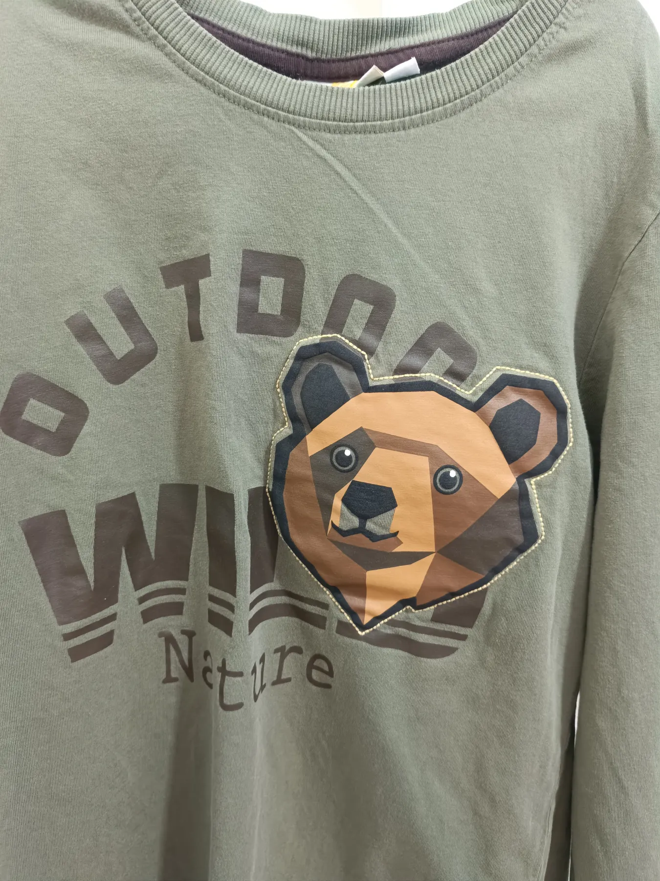 Langarmshirt Bär - Kinder