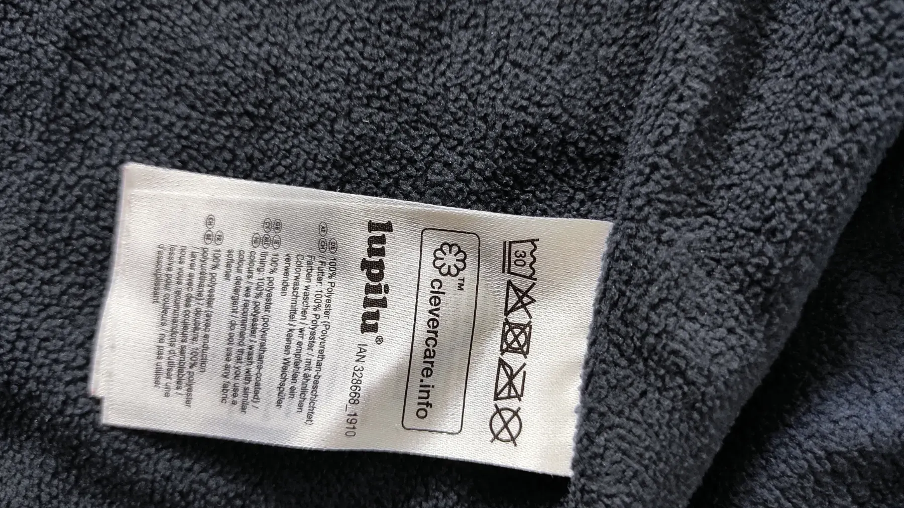 Regenjacke 🧥 gefüttert Unisex Lupilu