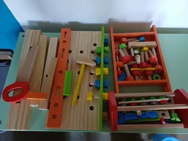 Werkbank, Werkzeug Holz