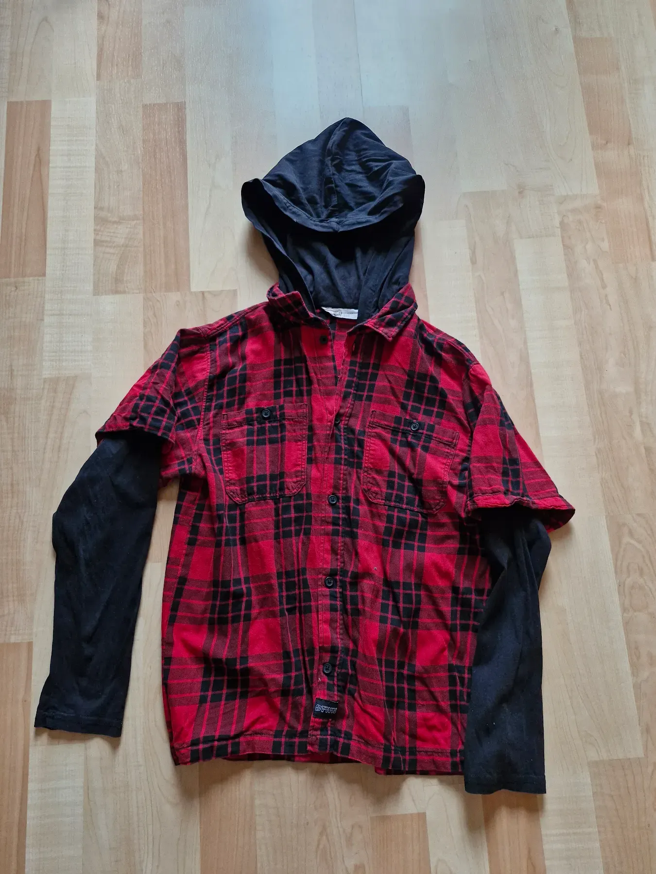 H&M Shacket Hoody Hemd Jacke
