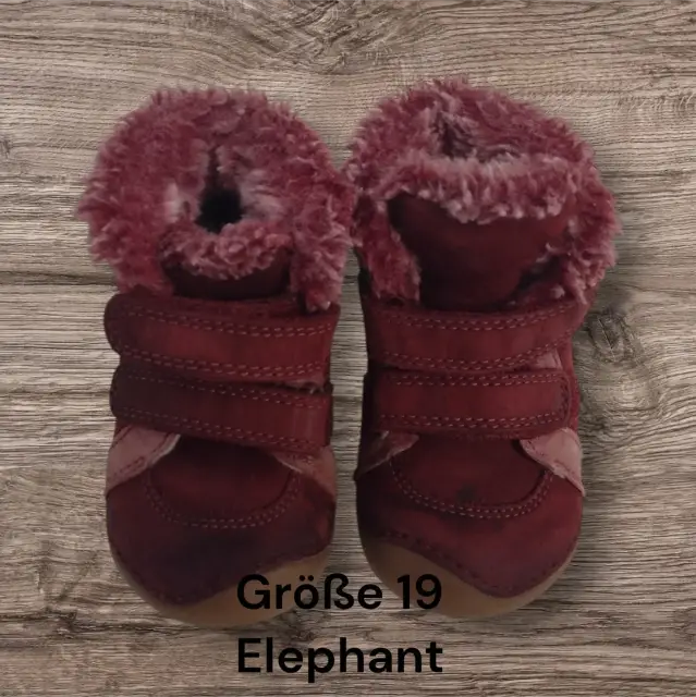 Winterstiefel rot gefüttert 19 Elephant