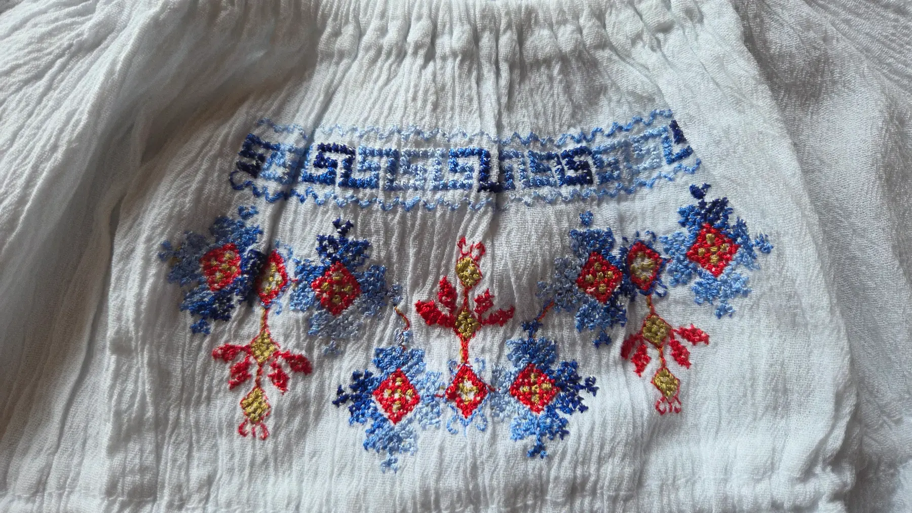 Luftige Boho-Bluse / Tunika aus Griechenland 🇬🇷