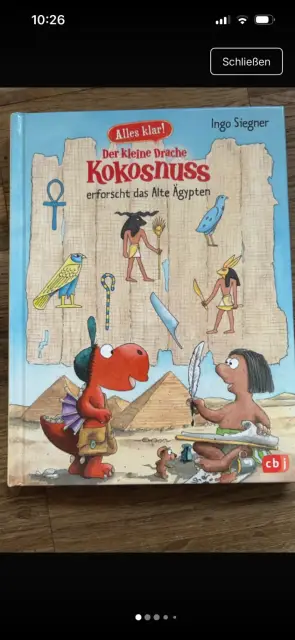 Der kleine Drache Kokosnuss erfotscht die Alten Ägypter