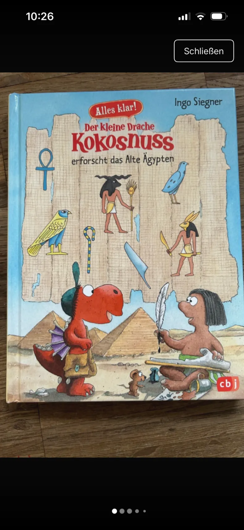 Der kleine Drache Kokosnuss erfotscht die Alten Ägypter