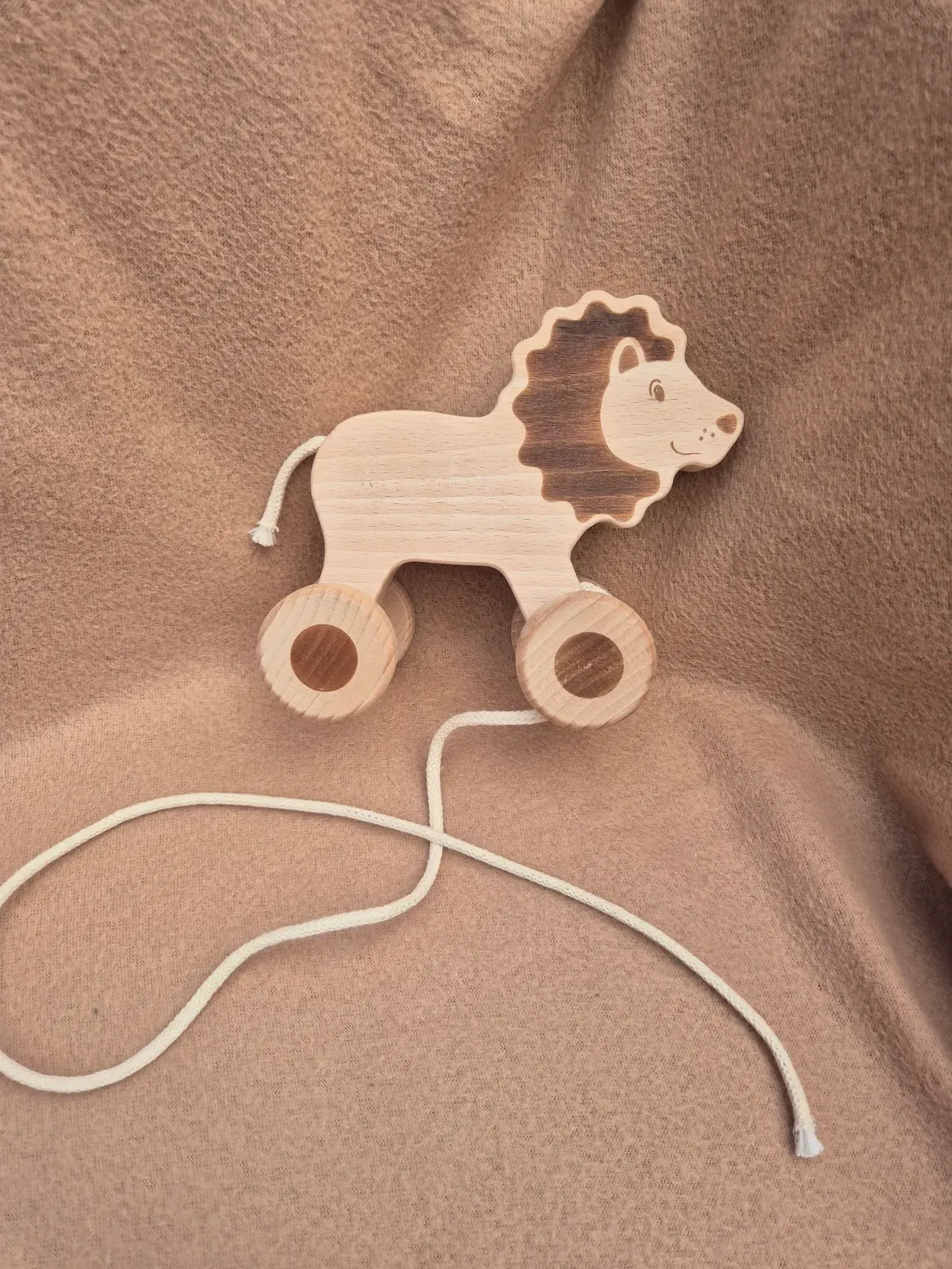 Ziehtier Nachziehtier "Löwe", Holz