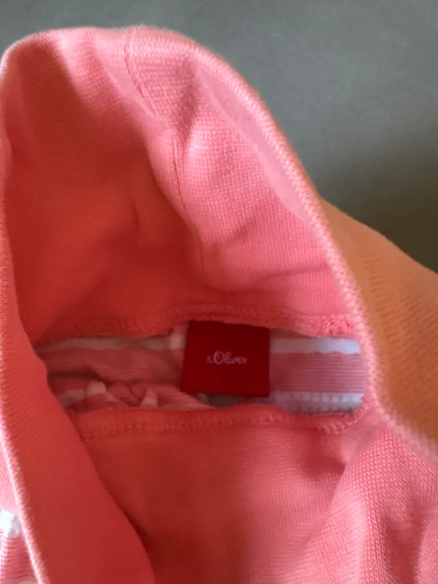 s.Oliver Babyhose/Leggings Gr. 50/56 in Orange-Weiß gestreift 🌸