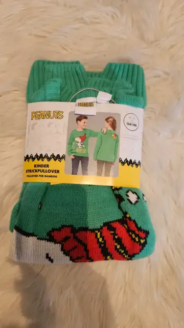 Neuer Pullover,  Snoopi, peanuts, 134-140