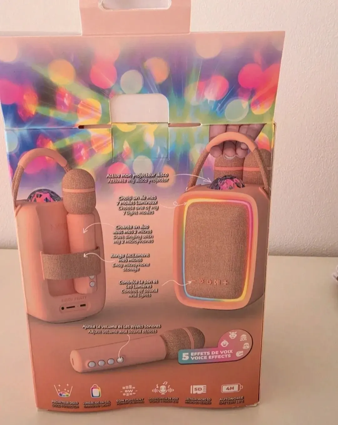 MOB Singy Party Karaoke-Set mit 2 Mikrofonen