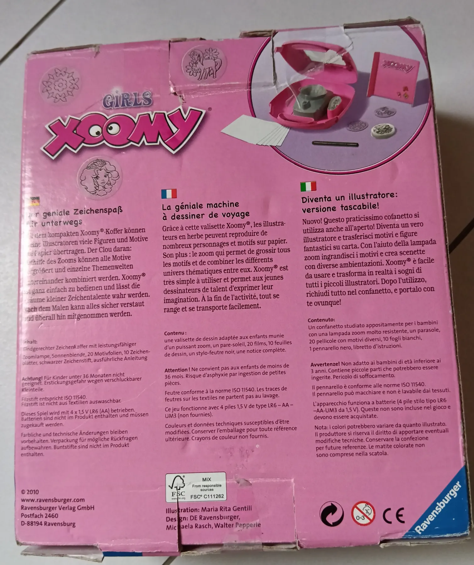 Xoomy Mini Zeichentisch (Ravensburger)