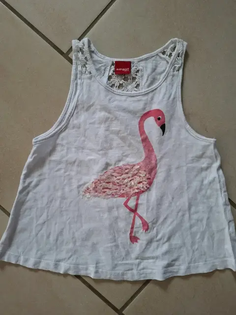 Flamingo Shirt mit Pailletten