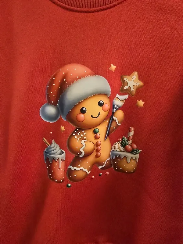 Pullover Lebkuchenmann Weihnachten Gr. 150