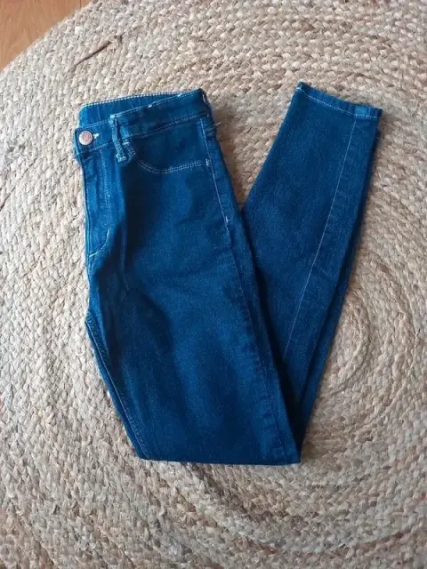 H&M Skinny Jeans Gr 152 Mädchen, Hose, navy, neu, Frühling, Herbst