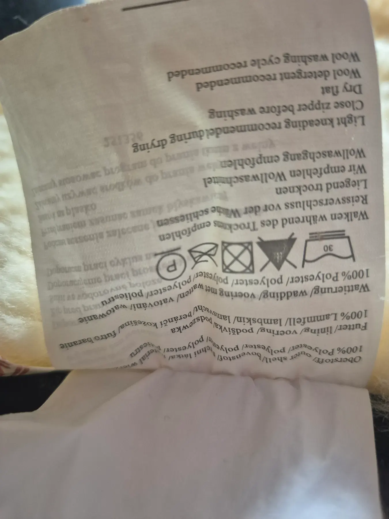 Fußsack Fusssack, Lammfell, TCM / Tchibo