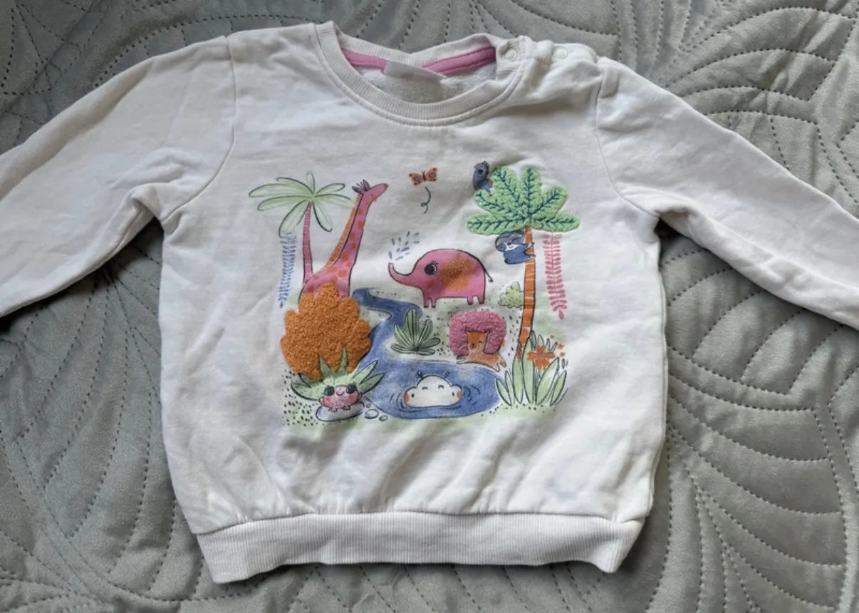 Pullover / Langarmshirt / Longsleeve, Mango, Kik, Gr.92