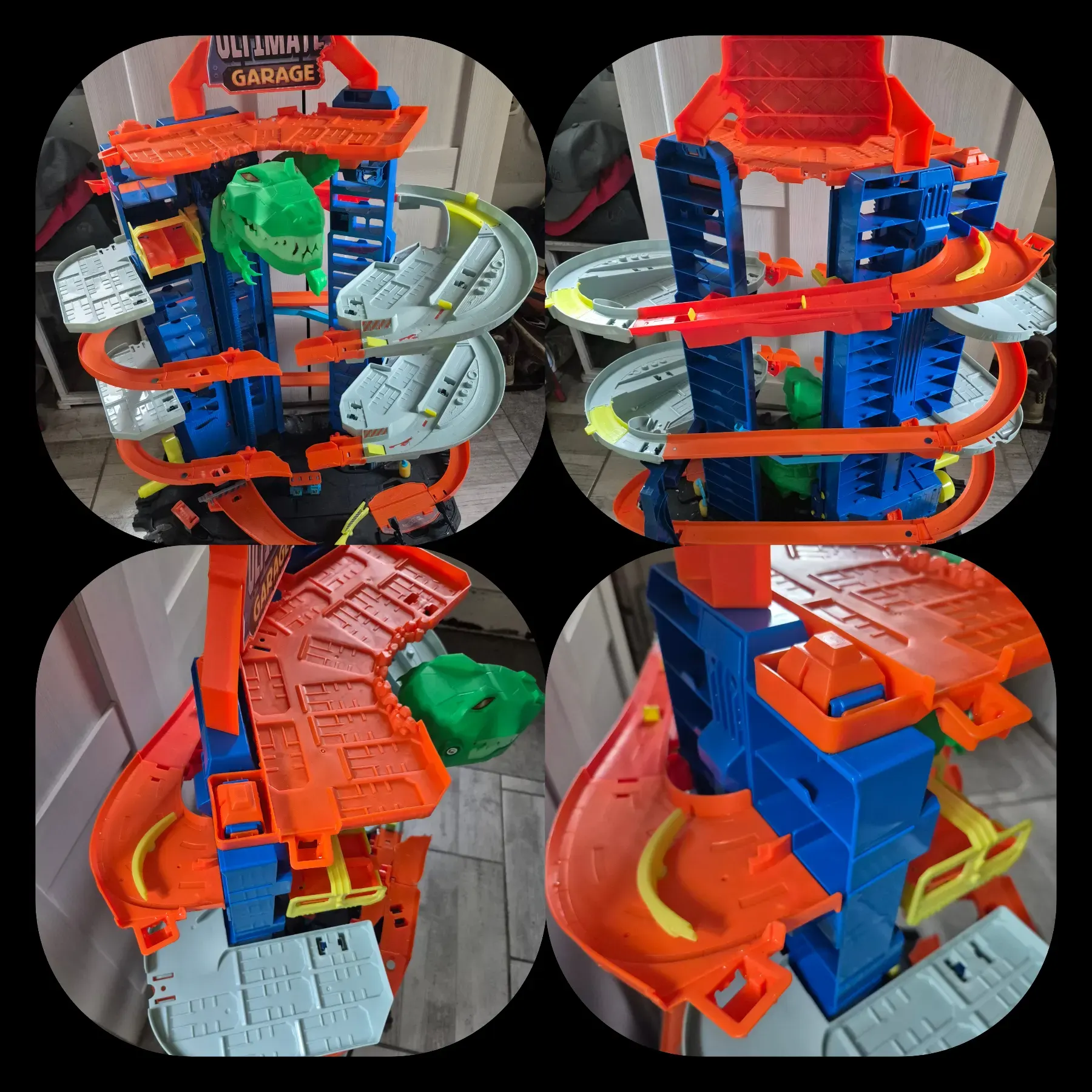 Hotwheels Megacity Parkgarage T-Rex Angriff