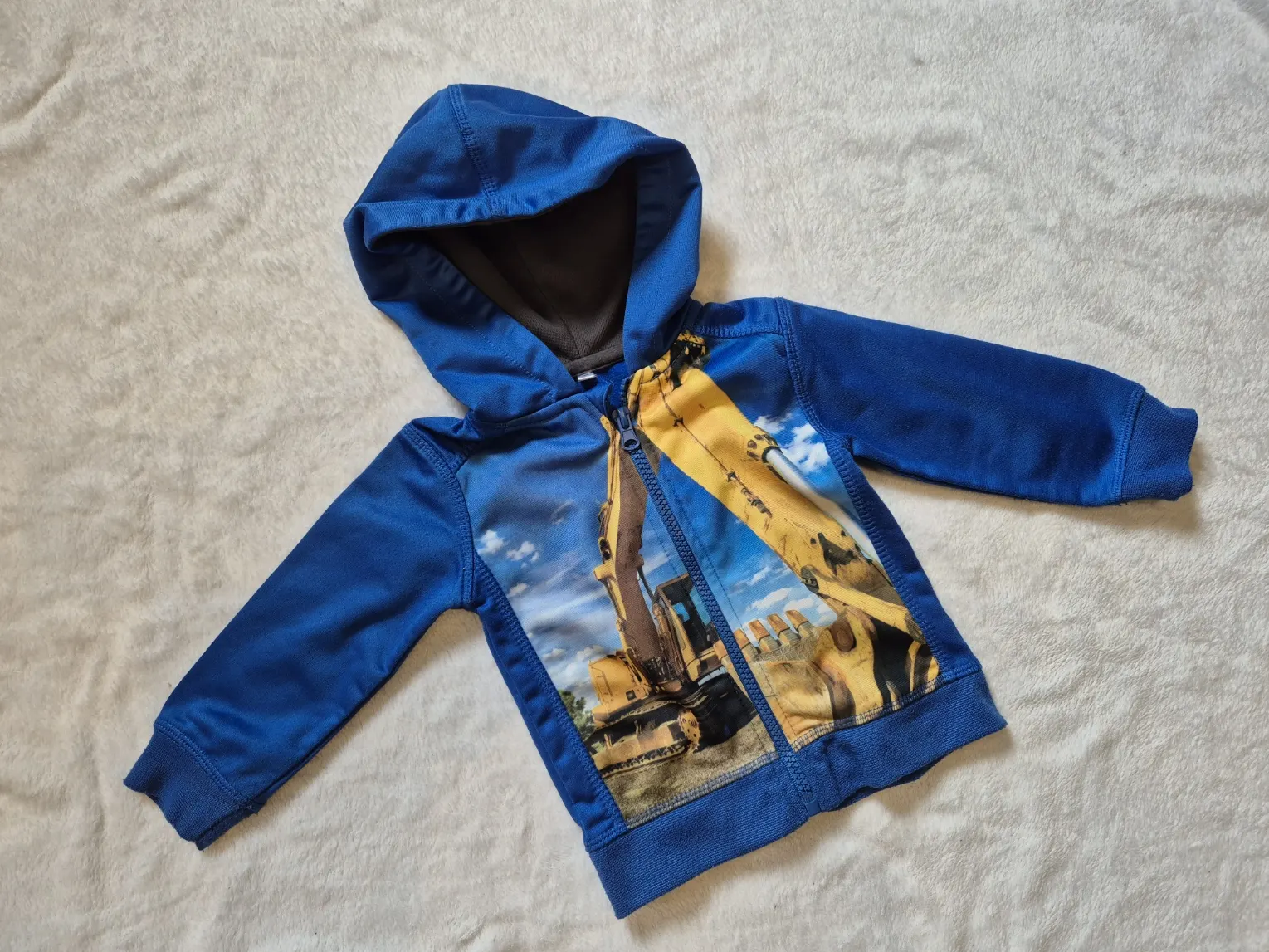 Sweatjacke Strickjacke "Bagger", Jungen, Zeeman, Größe 80