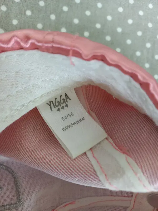 Yigga Cappy Schildmütze Gr 54/55/56 Mädchen, Satin, rose, Sommer