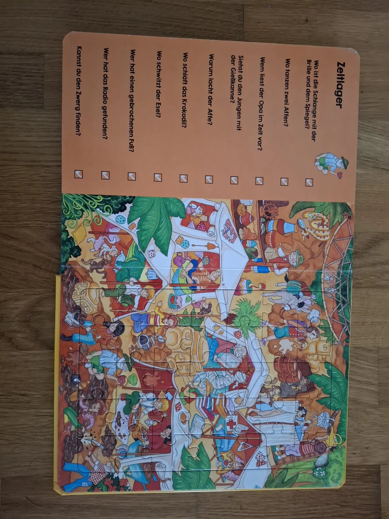 Mein lustiges Wimmel-Puzzle-Buch Dschungel Puzzle Buch
