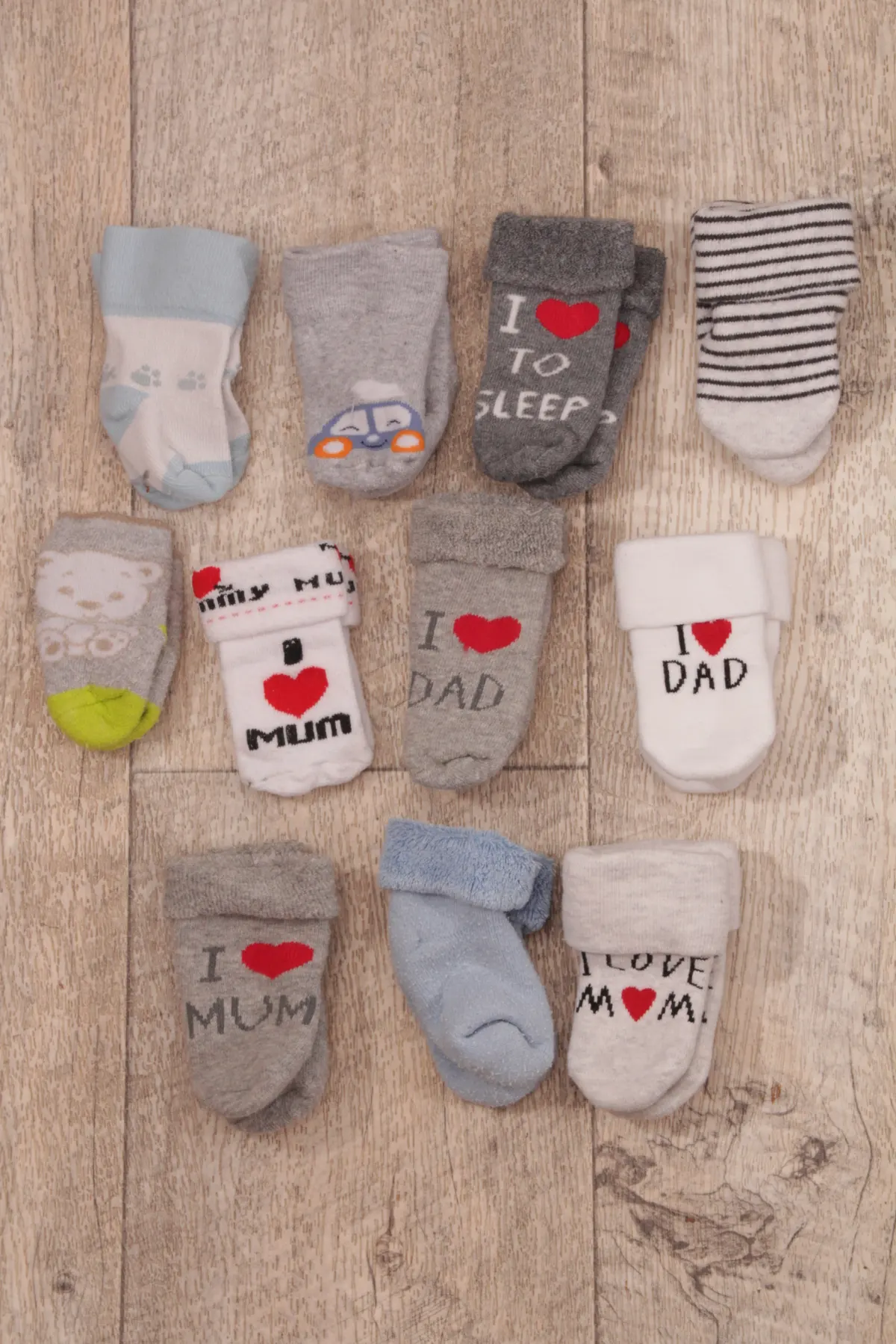 11x Socken Newborn Baby