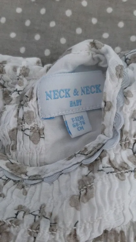 Neck & Neck Spieler Gr. 68/74 Mädchen, Baby Bloomers, Sommer, Mille Fleurs, Einteiler