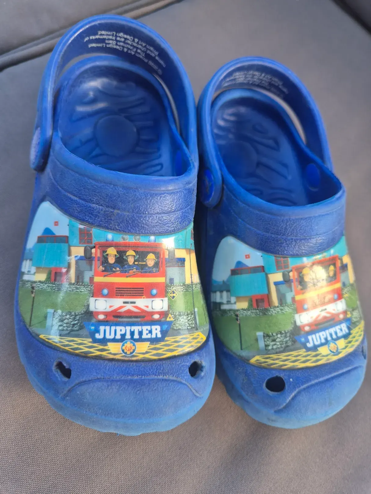 Gummischuhe Hausschuhe Badeschuhe, Jungen, Feuerwehrmann Sam, Größe 25