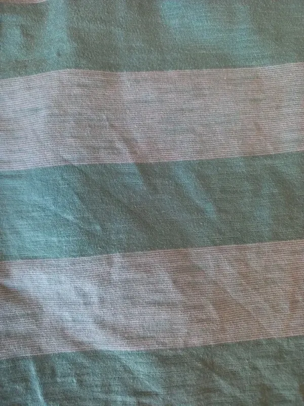 Yigga Shirt Gr 146/152 Junge, Mädchen, Ringel, Langarm, Bio Baumwolle, Mint, Türkis