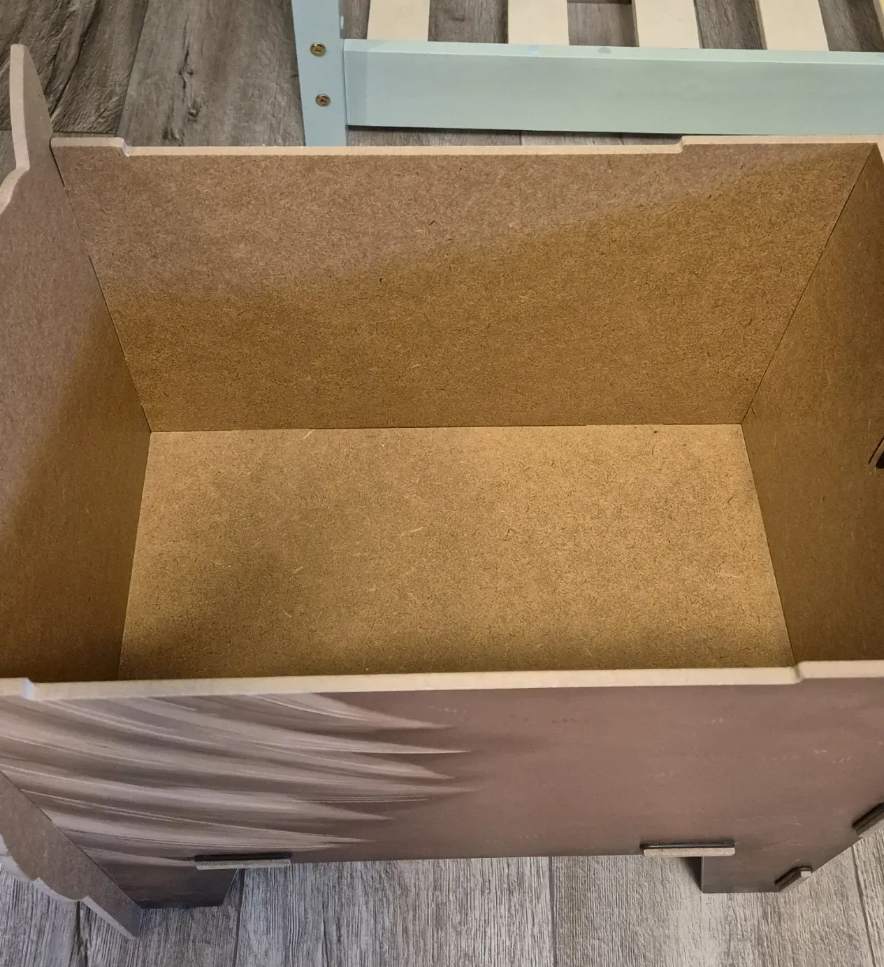 Kinderhocker, Hocker mit Stauraum – Truhenhocker Pferd 46cm; Werkhaus