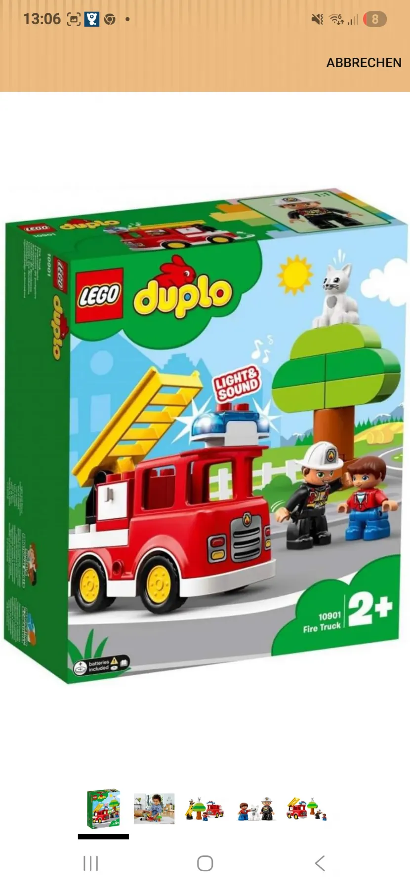 Lego Duplo Set 10901 Feuerwehrauto