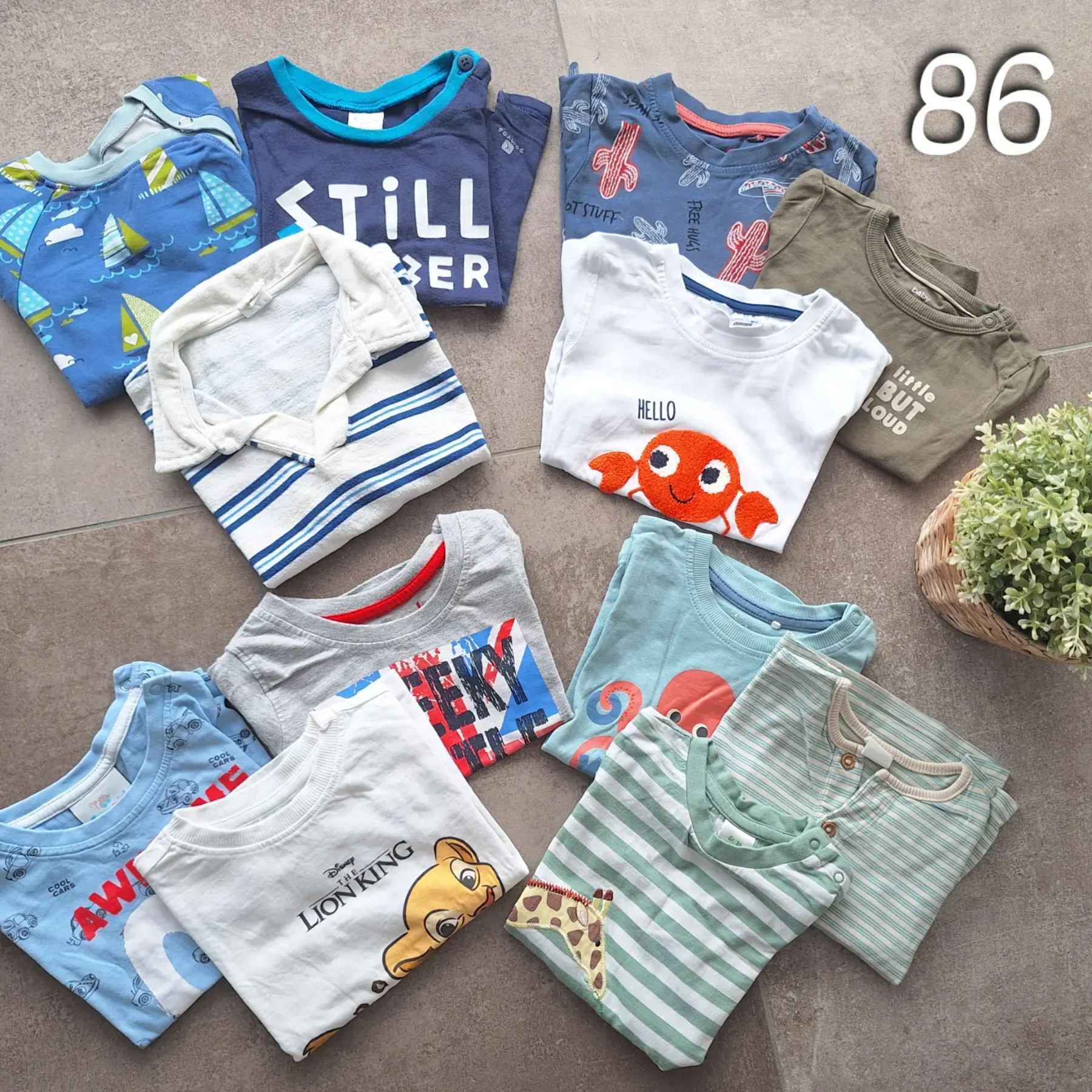 12x Shirts Junge 86
