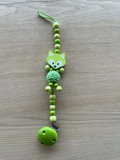 Neue Schnullerkette Fuchs