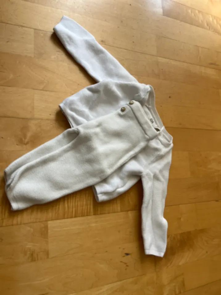 Weißes Babyset von C&a in Größe 62