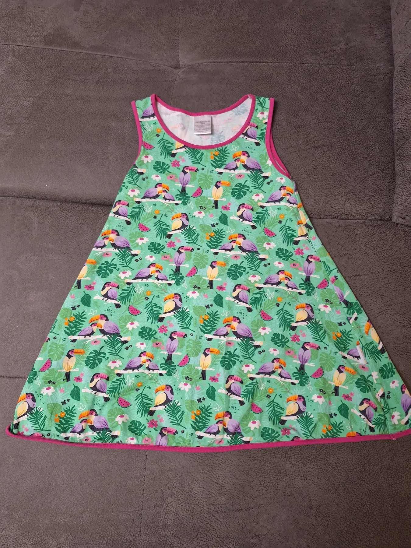 Babauba LMS Kleid Trägerkleid Tucan