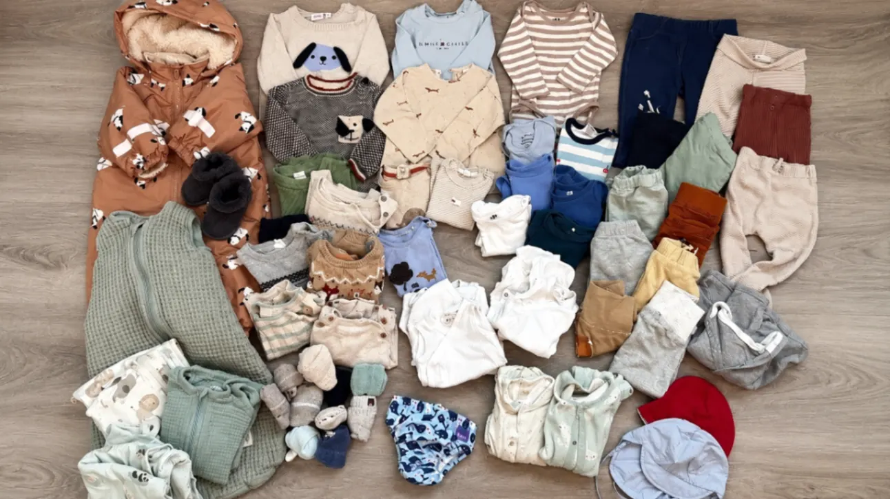 60 Teile Baby Erstausstattung Gr. 68 Junge Unisex Markenpaket H&M Zara Next