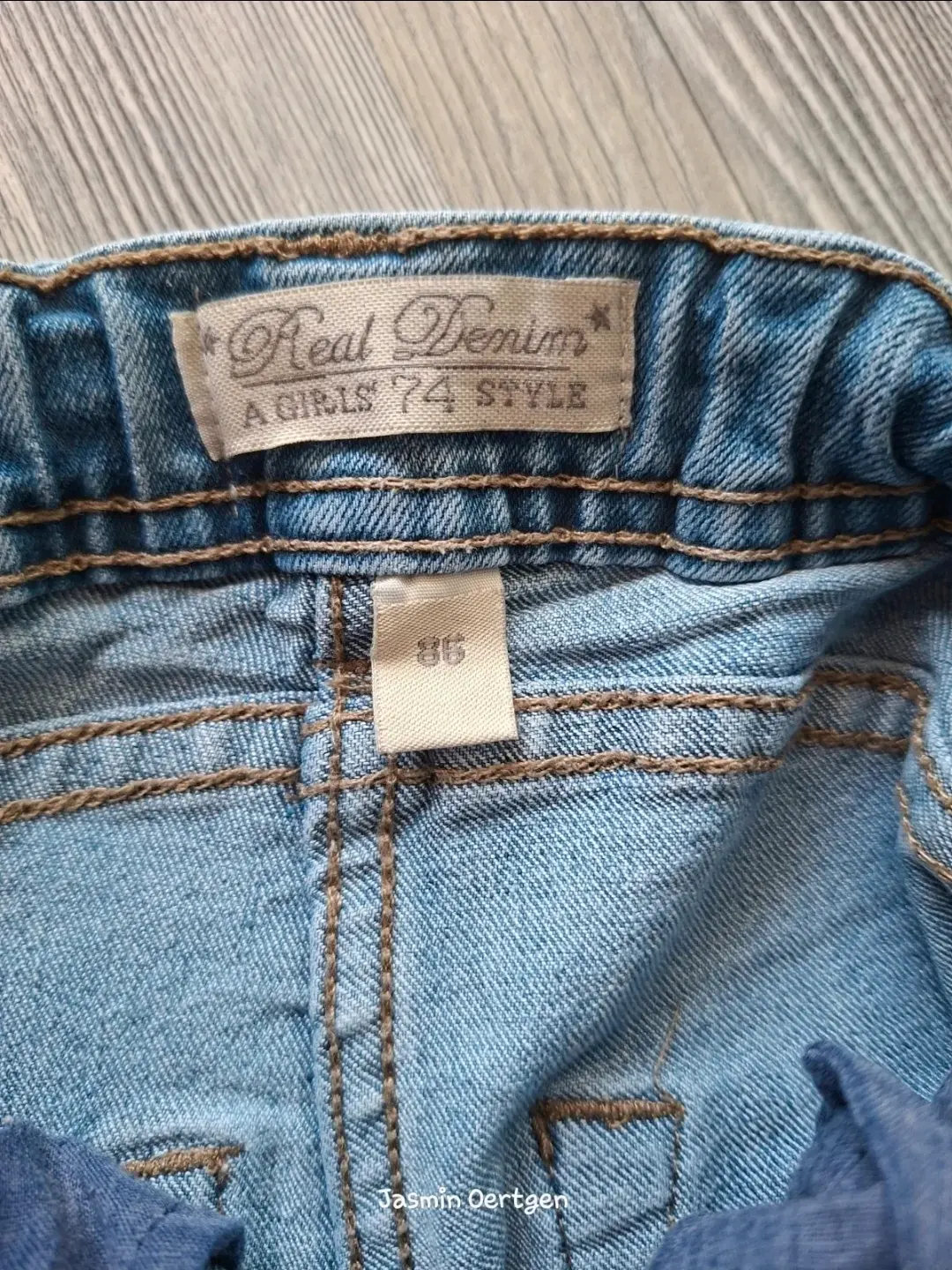Jeans mit Blumen-Stickerei | PocoPiano | Gr. 86
