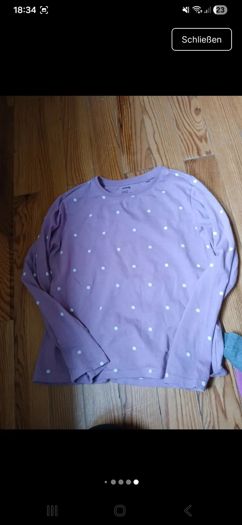 Langarmshirt Paket gr 140