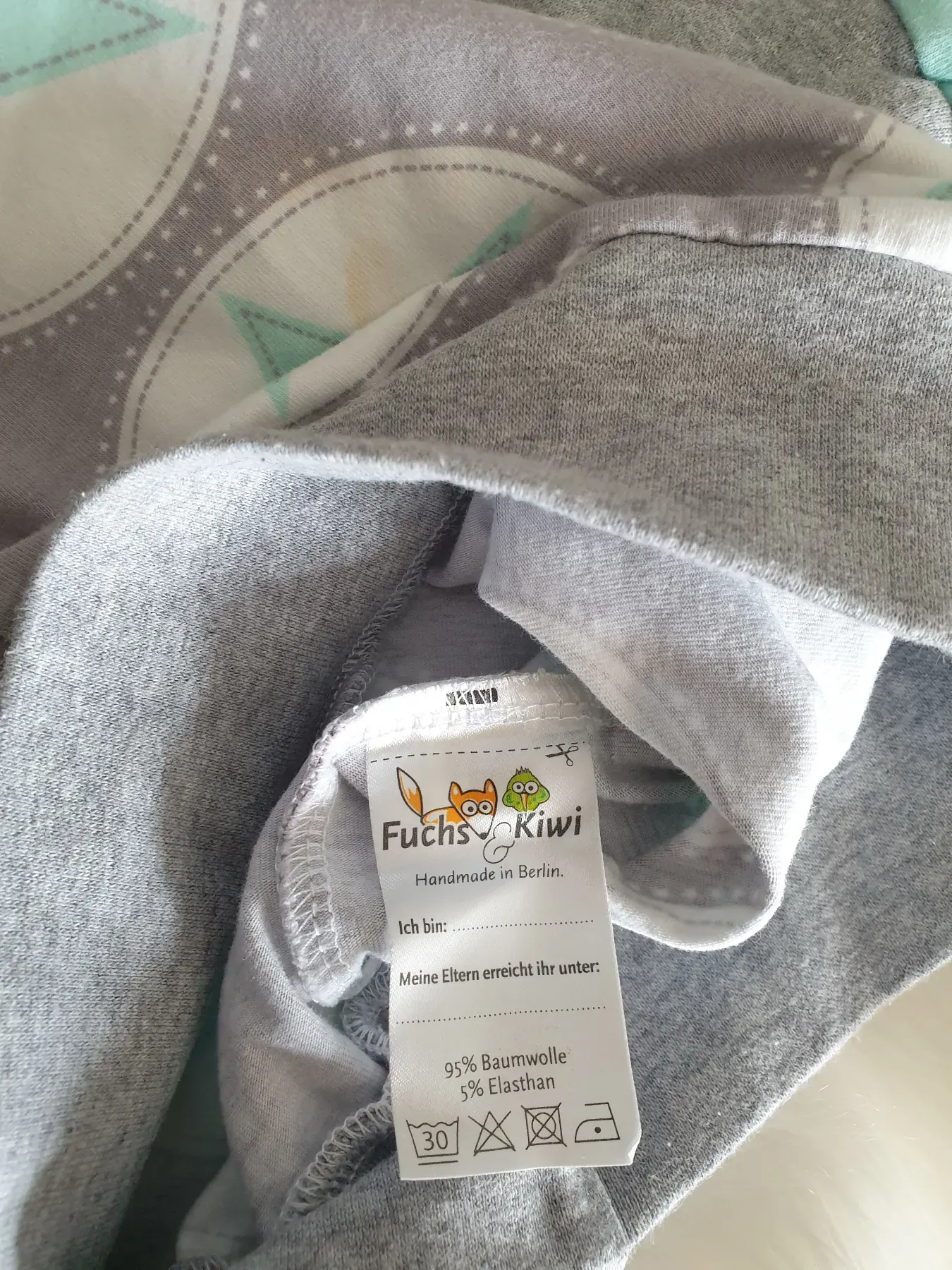 Hoodie von Fuchs &Kiwi -Gr. 110