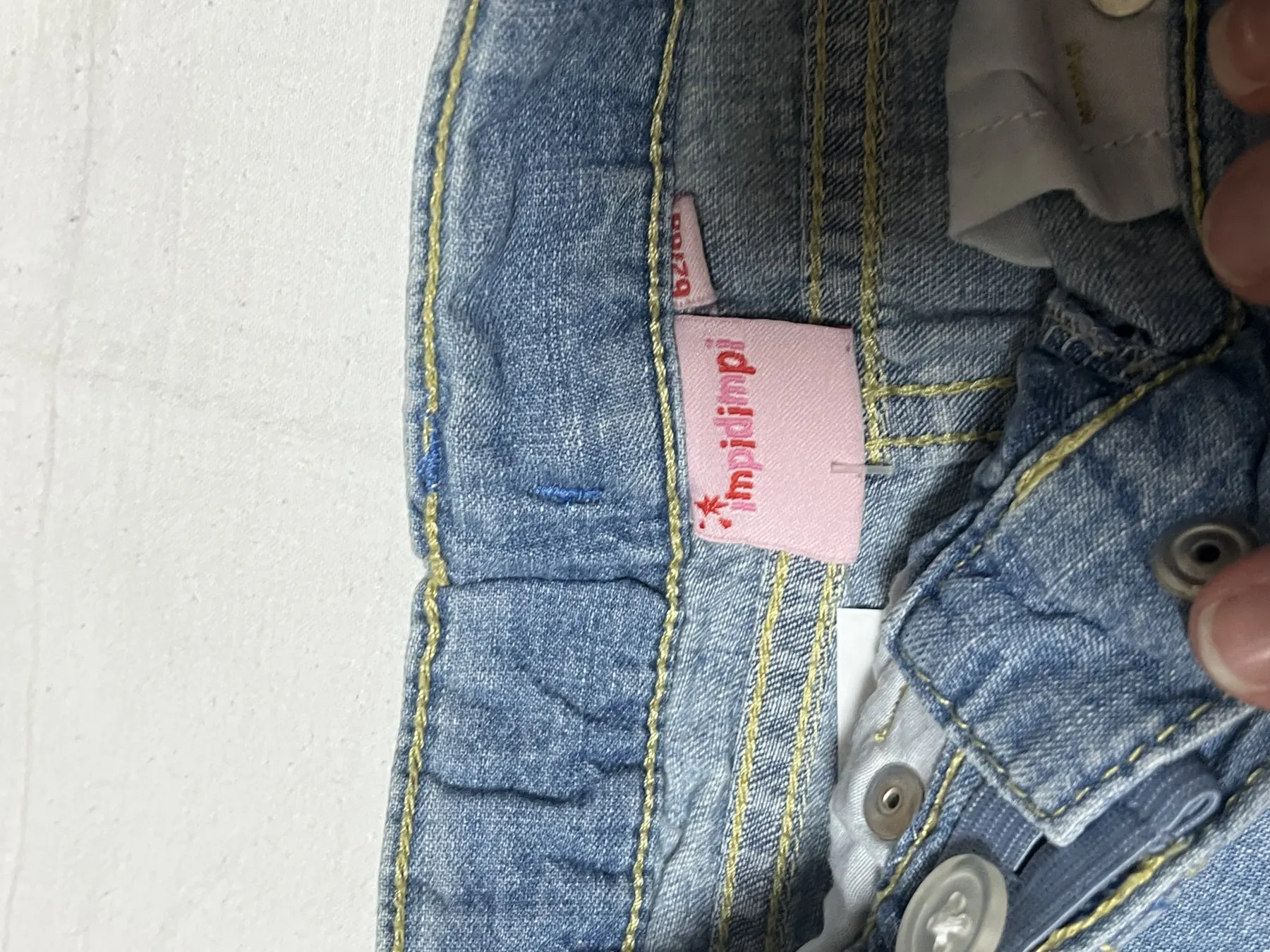 Jeanshose Gr. 62/68 von Impidimpi, Aldi