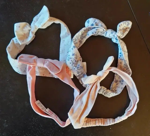 H&M Stirnbänder Set – Blumen & Rosa (4 Stück)