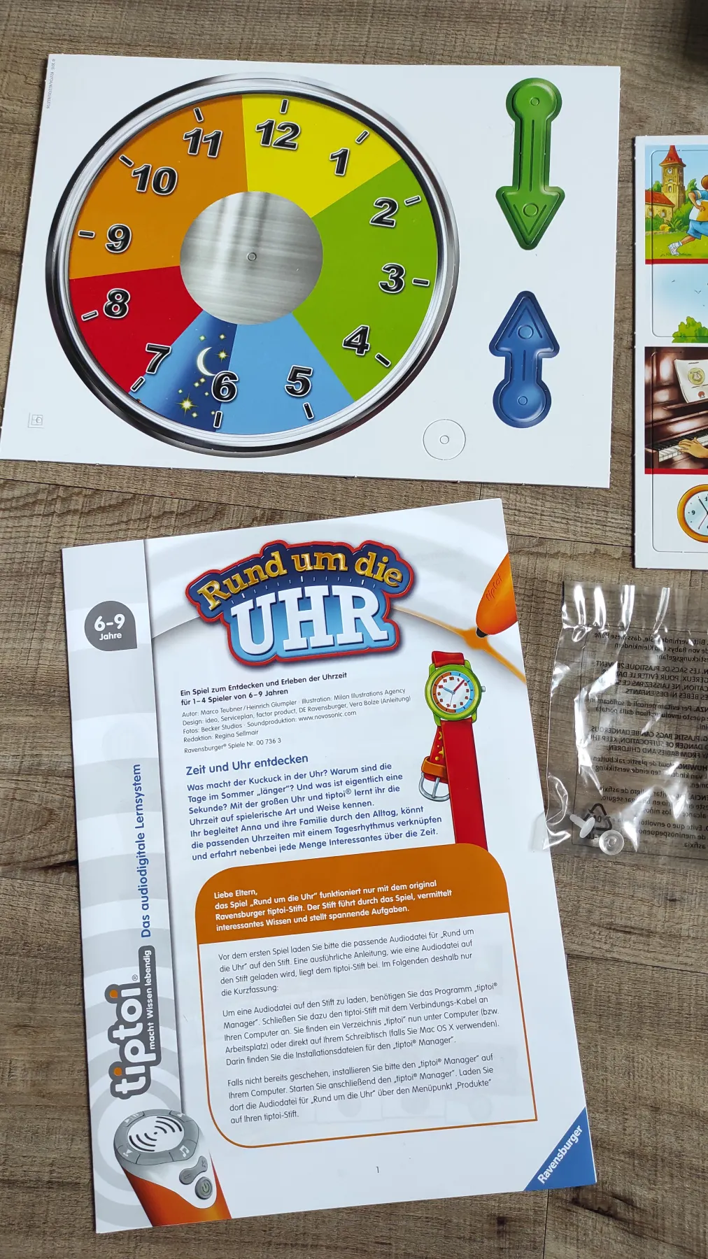 Tiptoi Spiel🕐"Rund um die Uhr" Neu OVP
