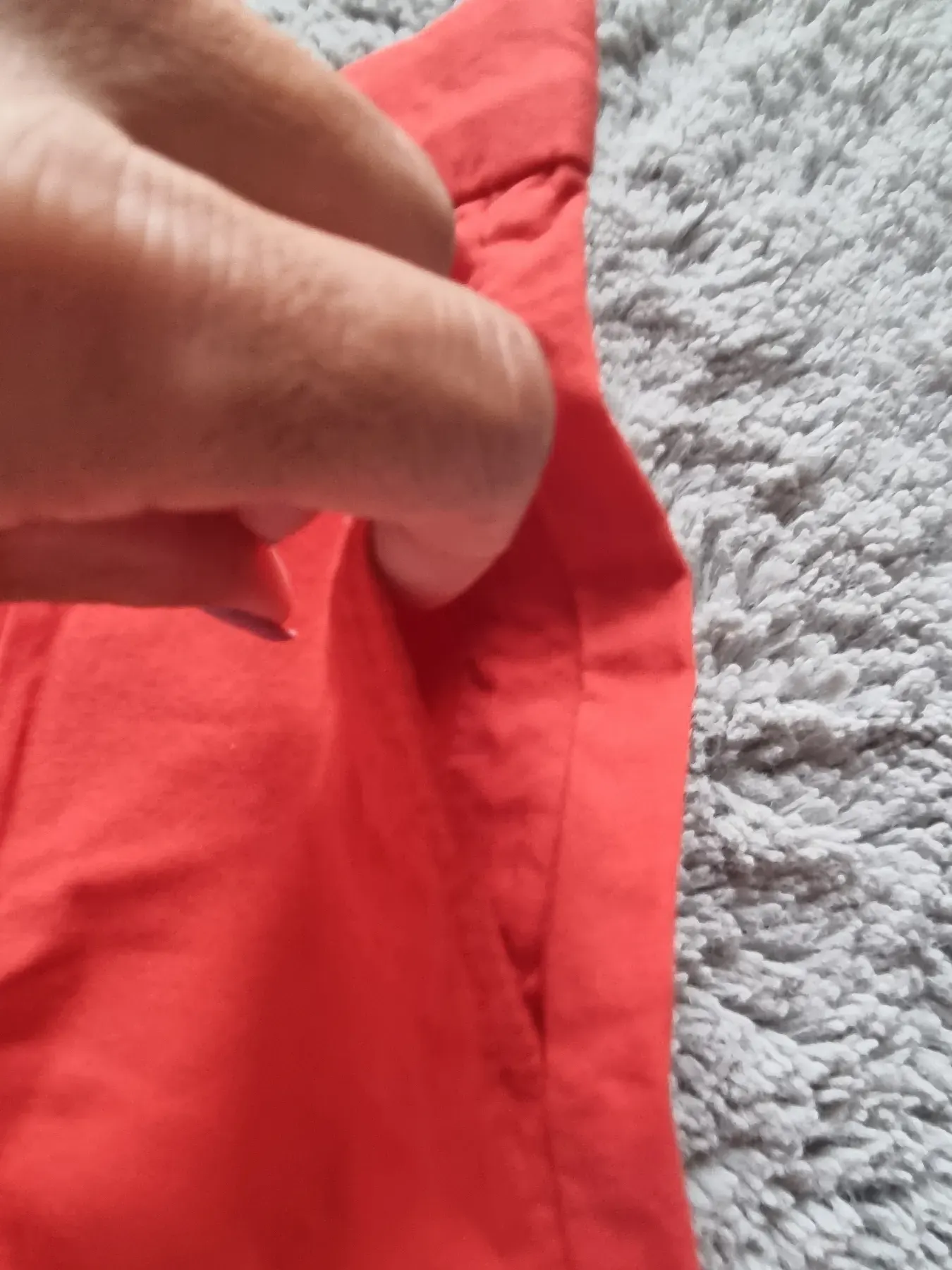 #172 korallrote Chino Sommer Shorts h&m gr. 110